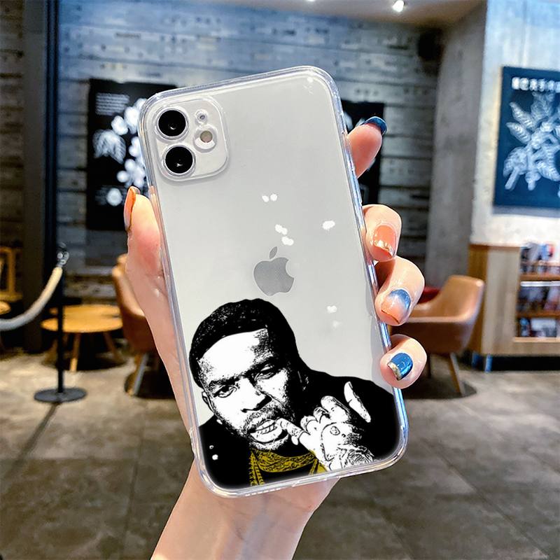 pop smoke Phone Case For iphone 14 13 12 11 8 7 plus mini x xs xr pro max Transparent soft iphone 11 cover