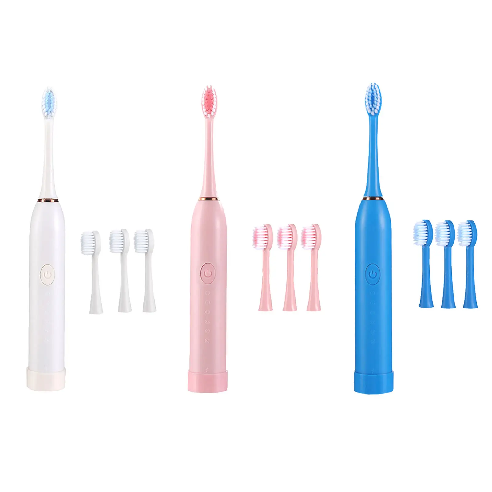 Ultrasonic Electric Toothbrush Automatic Cleaning for Kids Adults Low Noise, Intelligent Timing Low Noise