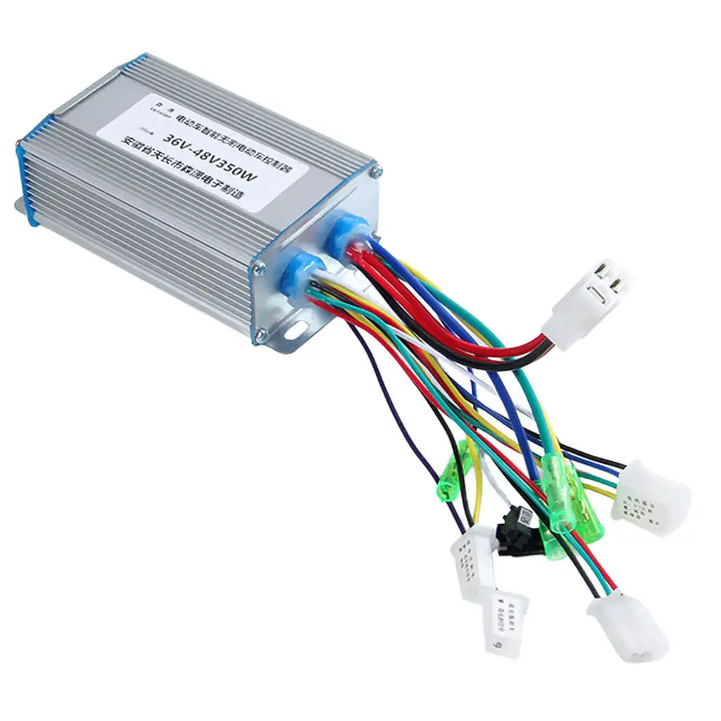 Brushless Motor Speed Controller 36V~48V 350W Aluminum Waterproof Lightweight DC for Electric Bicycle E-Bike Scooter Part
