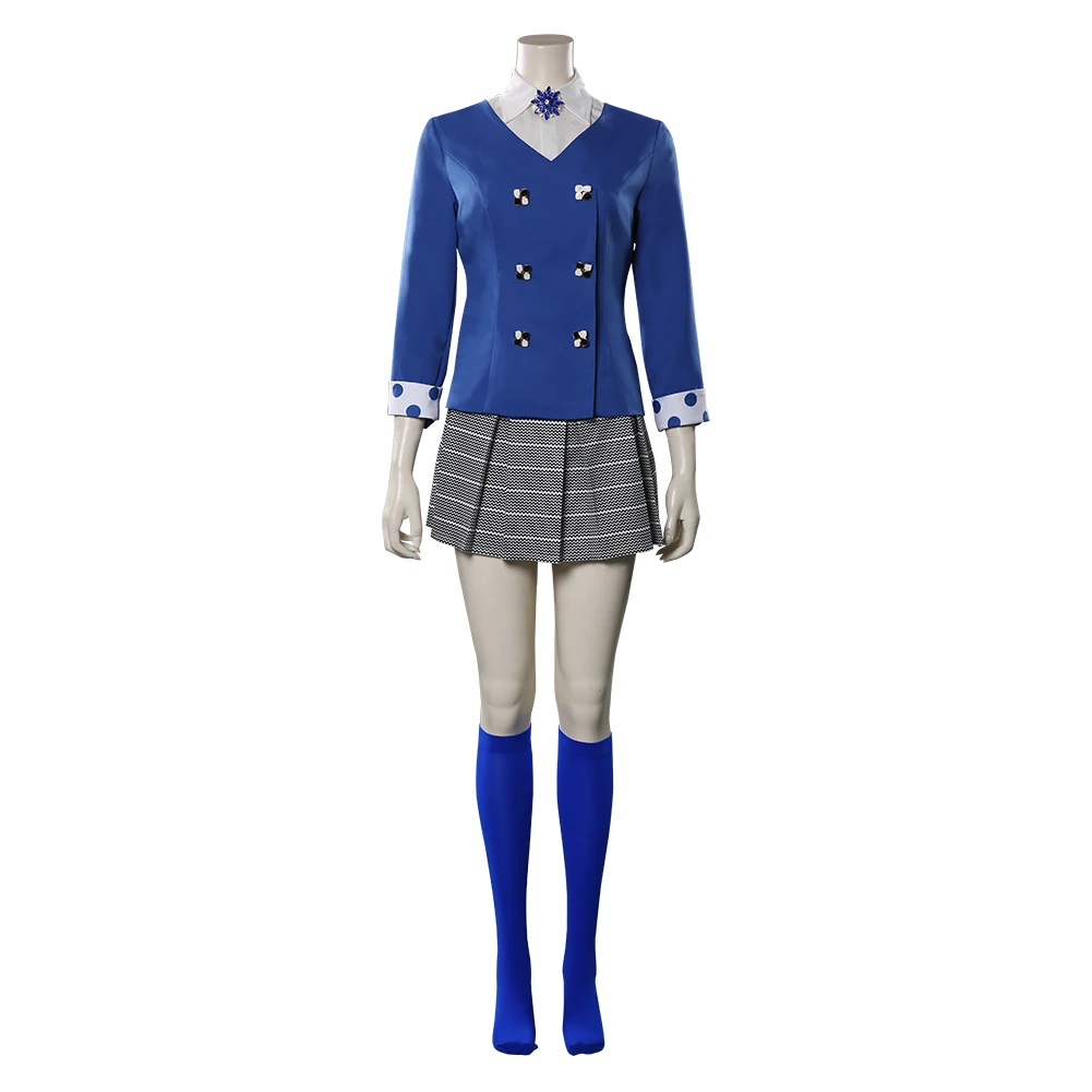 Heathers The Musical-Veronica Sawyer Cosplay Costume Uniform Skirt Outfits Halloween Carnival Costumes morticia addams costume