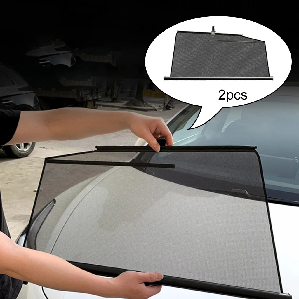 2 Pieces Side Window Sunshade Shield for Tesla Model S Valance Easy Remove