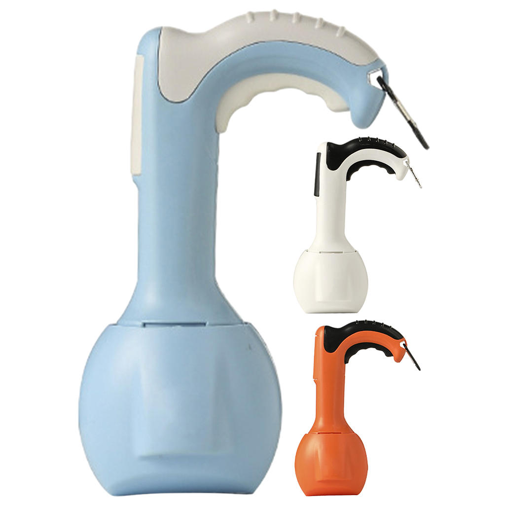 Pet Pooper Scooper Durable Toothed-Shape Supplies for Lawn Outside Asphalt Pavement Caty