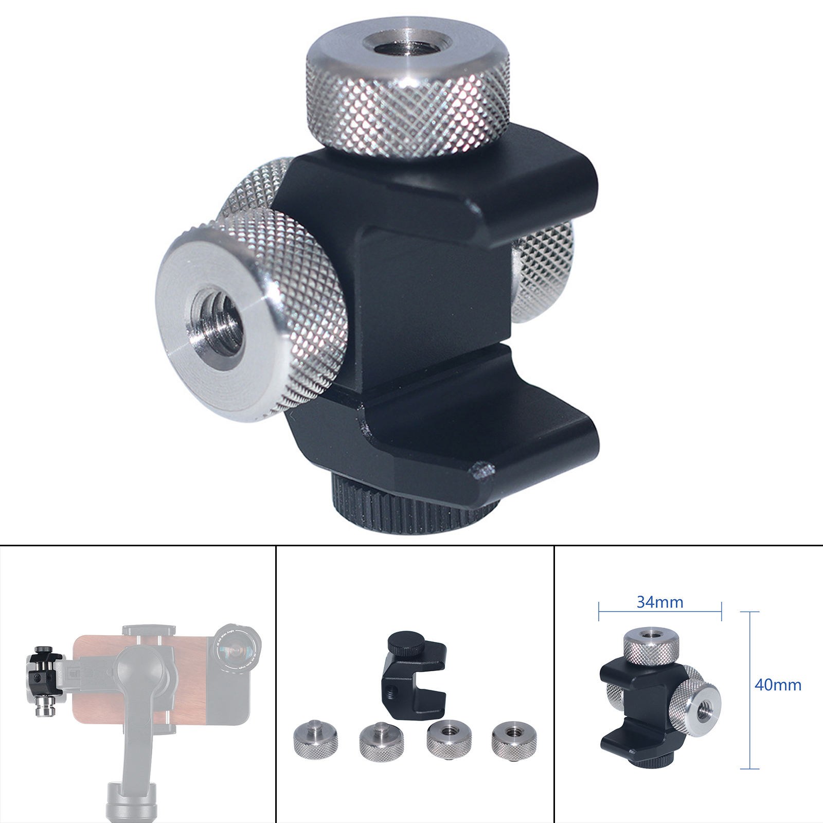 Counterweight Gimbal Professional Video Accessories, Handheld Gimbal Balance Weight, for DJI Zhiyun Feiyu Claw