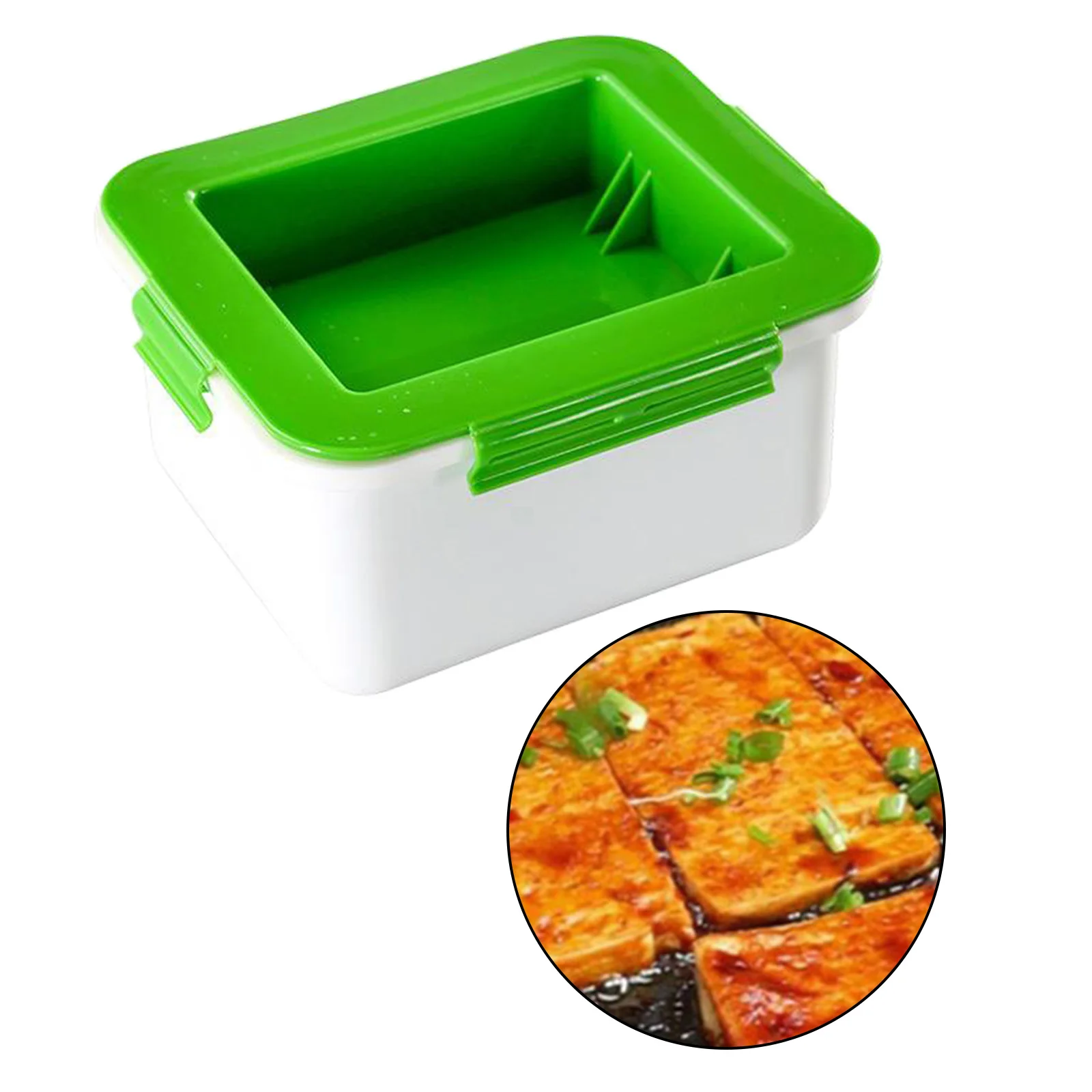 Plastic Tofu Press Drainer Marinating Dish Maker Automatically Kitchen Tool