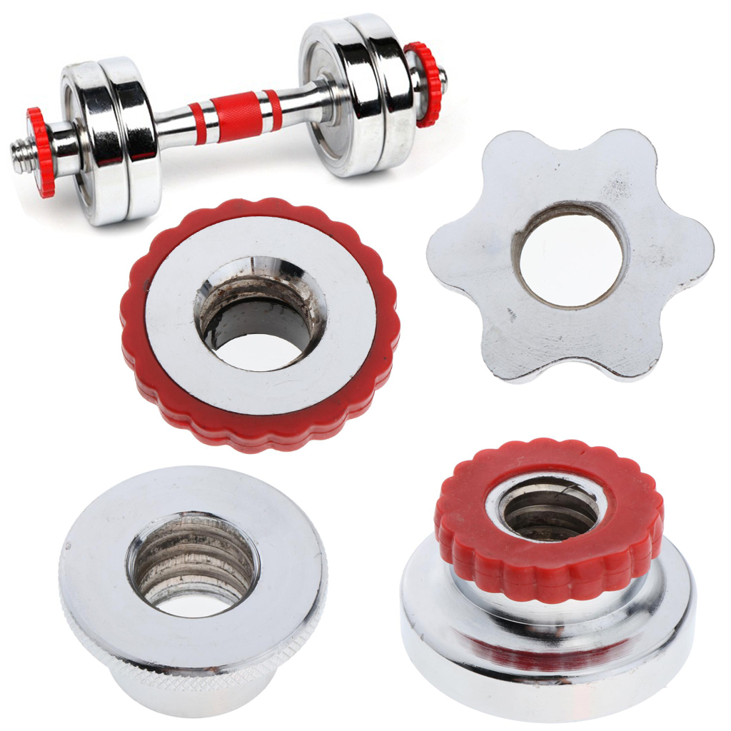25mm Barbell Spin Lock Gym Dumbbell Collar Screw Clips Clamps Hex Nut Attachment Barbells Parts