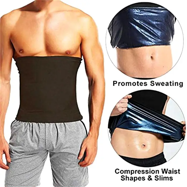 Sweating Fat Burning Weight Loss Wrap Belly Waist Trainer Slimming Belt  Shapewear for Sauna Body Shaper Tummy Control Strap - AliExpress