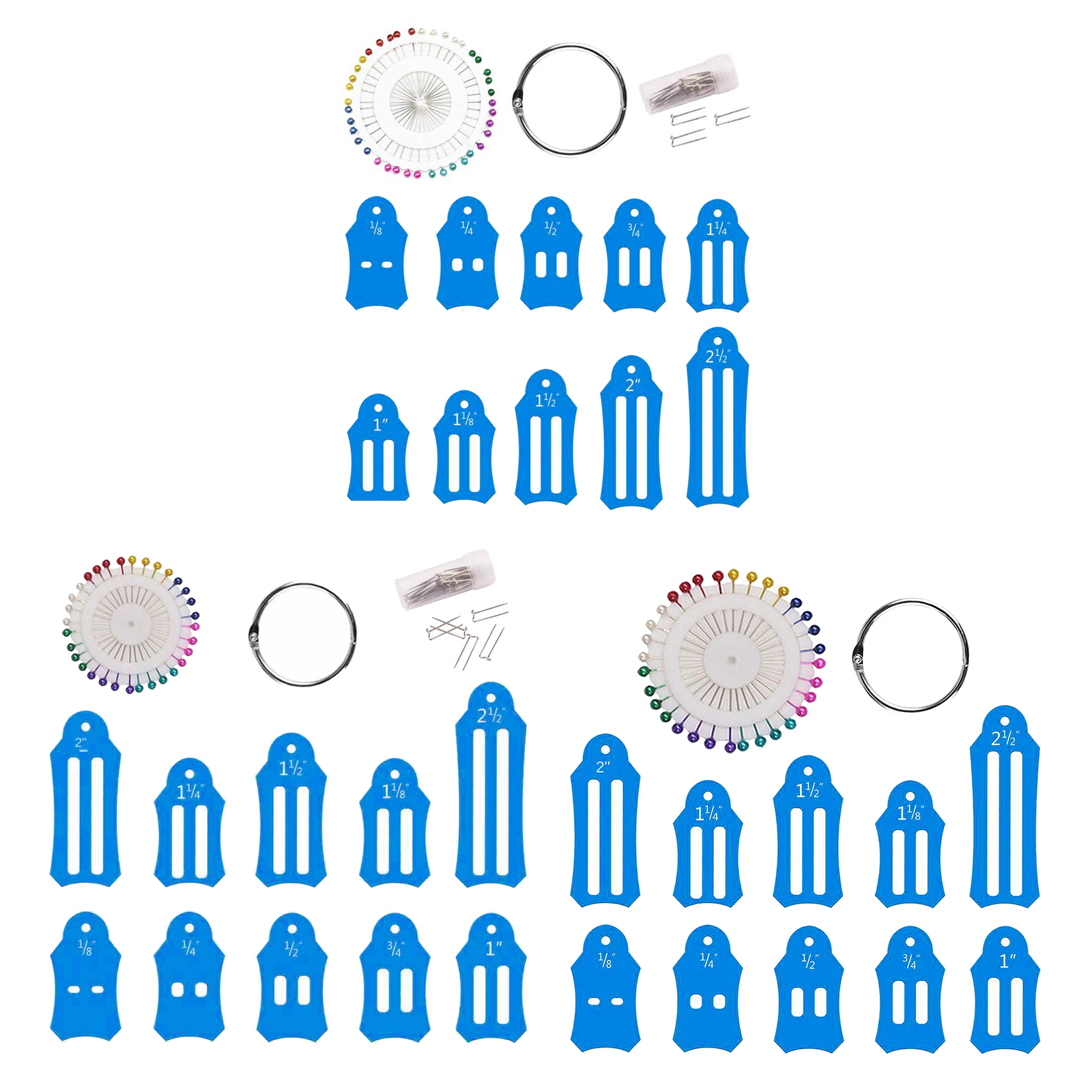 High Quality Durable Bias Tape Makers Kit for Sewing Quilting and Jelly Roll Sasher Tool