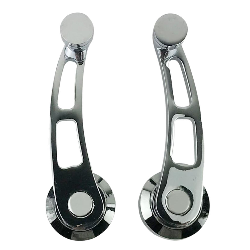 2Pcs Universal Car Window Winder Crank Handle Aluminium Riser Kit