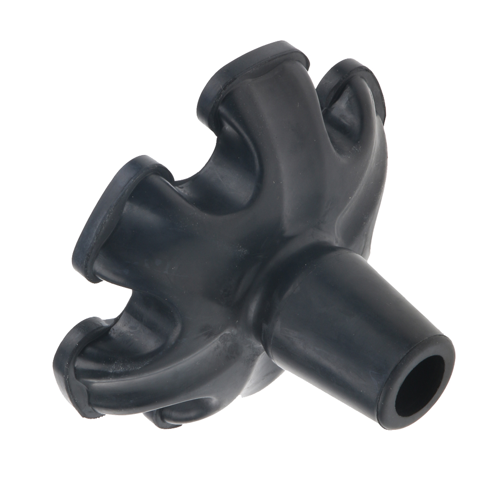 Universal 6 Legs Attachment Tip for Walking Hiking Stick - Self Standing 3/4