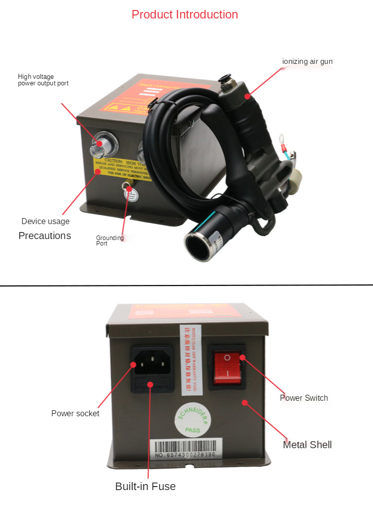 eliminador estático do ventilador de ar de