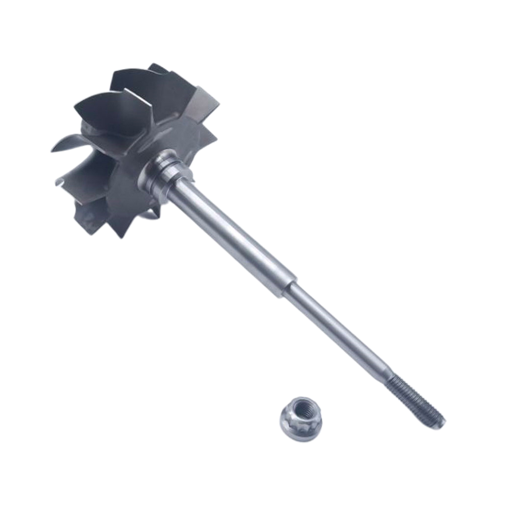  Wheel & Shaft For  HX40 HX40W H1E H1C Turbo 67mm* 76 Mm 10 Blade