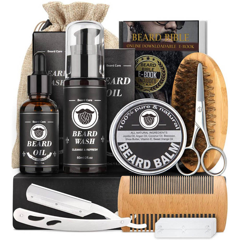 Best of Beard Growth Kit Beard Hair Enhancer Growth Thickening Activator Serum Beard Oil, Beard Balm, Bamboo Brush Comb Beard Care Kit Reviews & Tips