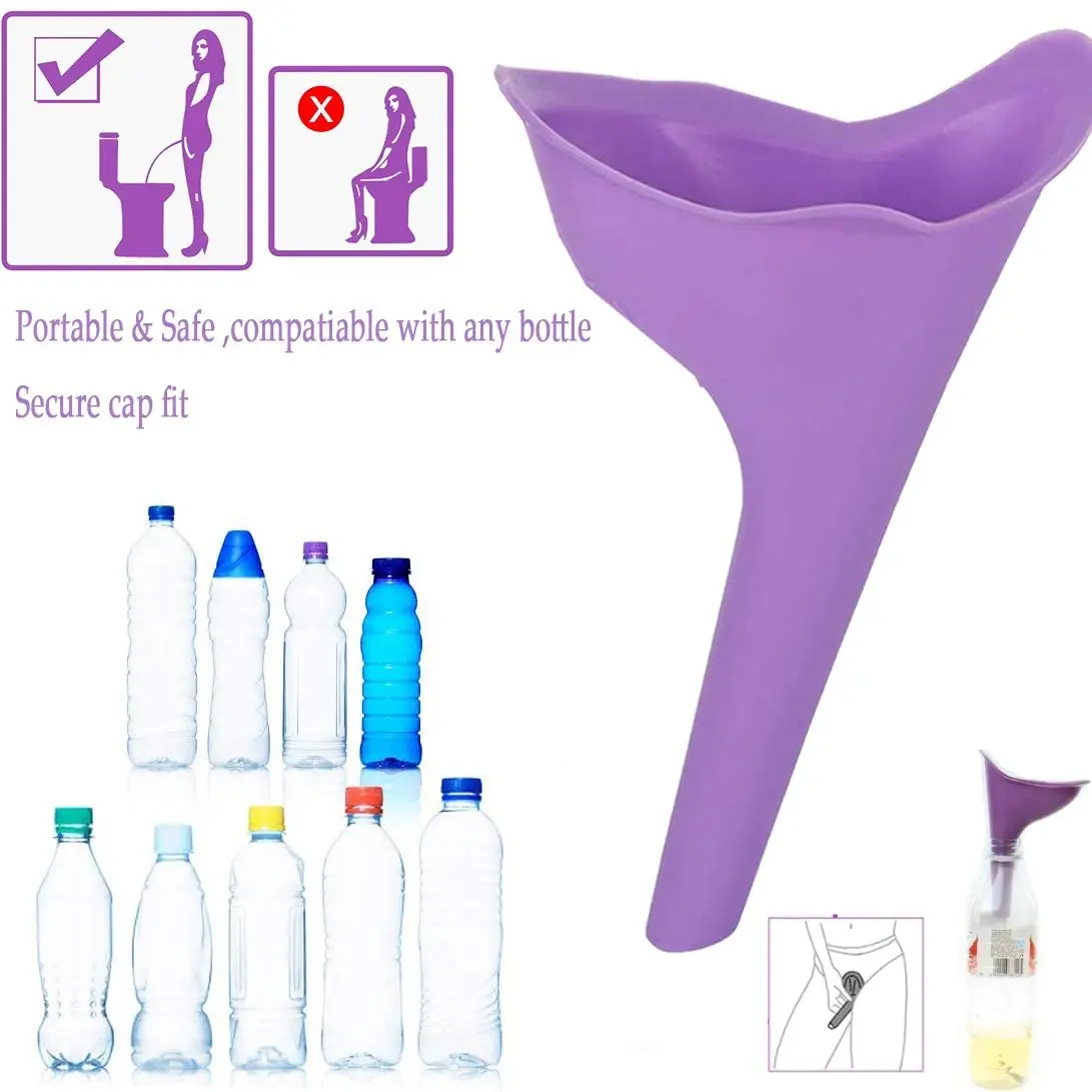escursioni e traffico campeggio kit sanitario per uso esterno che consente alle donne di urinare durante viaggi Orinatoio femminile portatile 