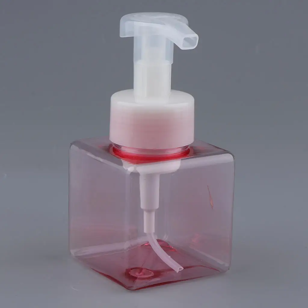 Foam Dispenser Pump Bottle Facial Cleanser Container Refillable Empty Bottles Shampoo/Liquid Traveling Bottles 250ml
