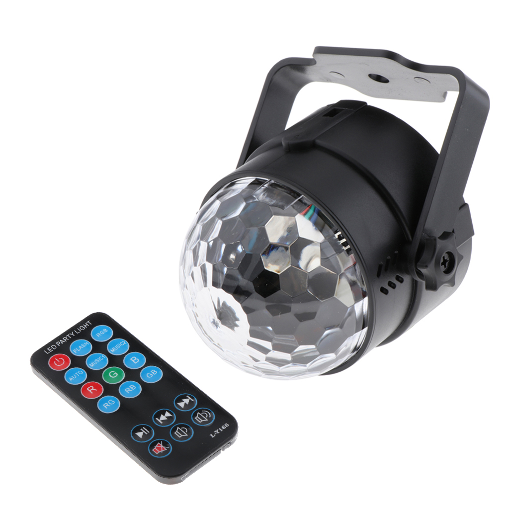 Led RGB Disco Stage Lights  Ball Light Remote Controller DJ KTV Holiday