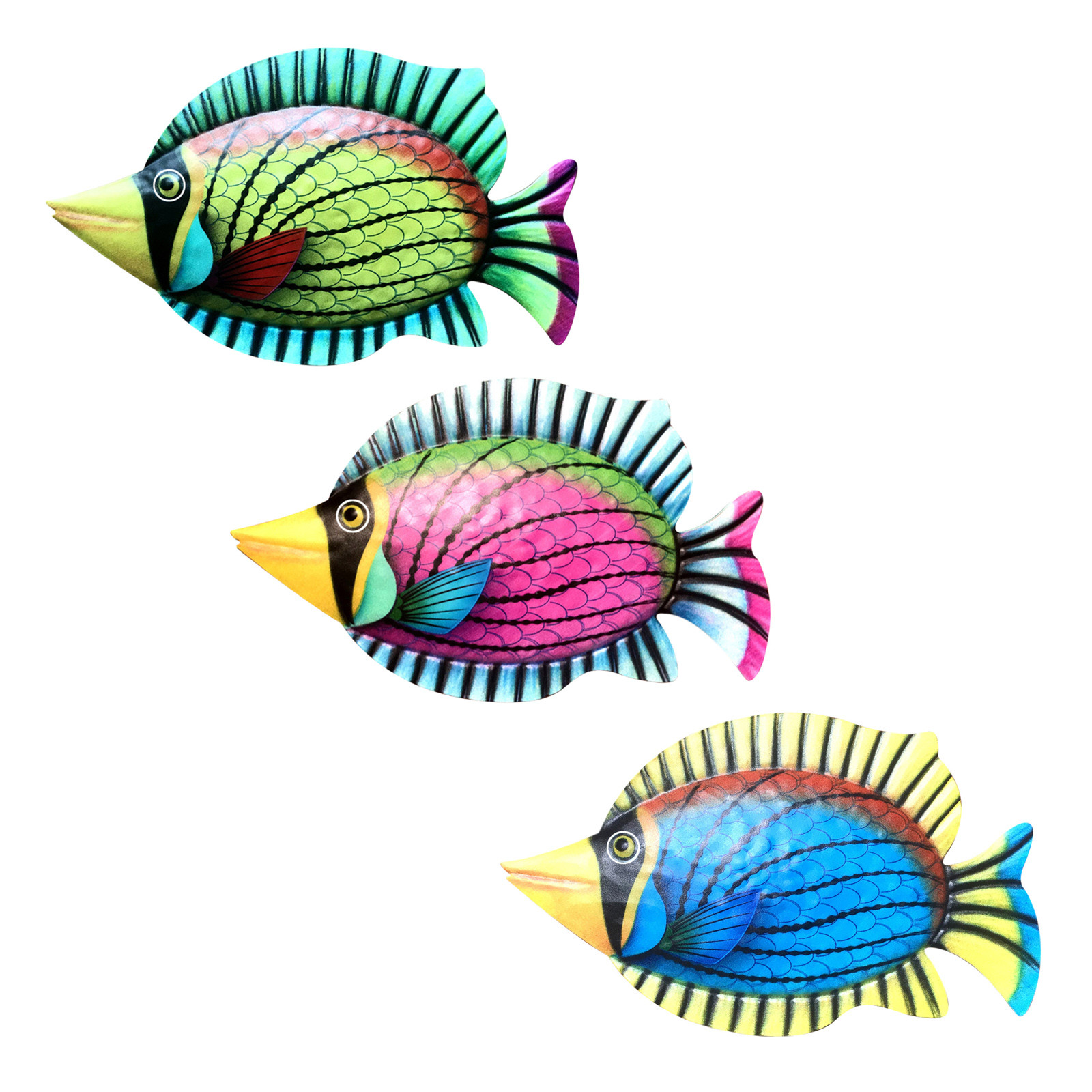 1pc Fish Iron Decor Practical Stylish Creative Wall Hanging Craft Fish Adornment 1pc Fish Iron Decor Practical Stylish Creative Wall Hanging Craft Fish Adornment