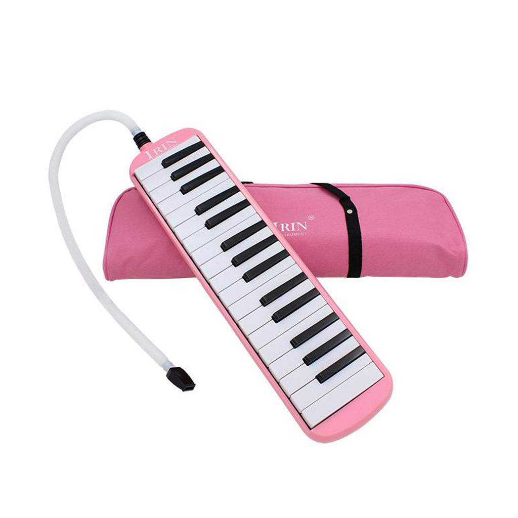 32 Keys Melodica with Carrying Bag Shoulder Strap 5 Colors for Beginners