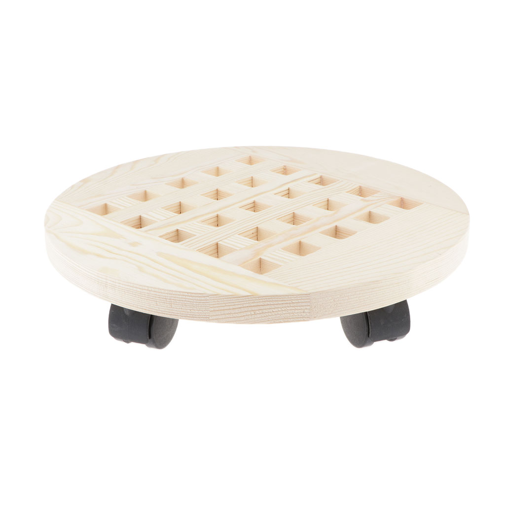Movable Flower Pot Tray With Wheel Plant Flower Pot Base Plant Stand