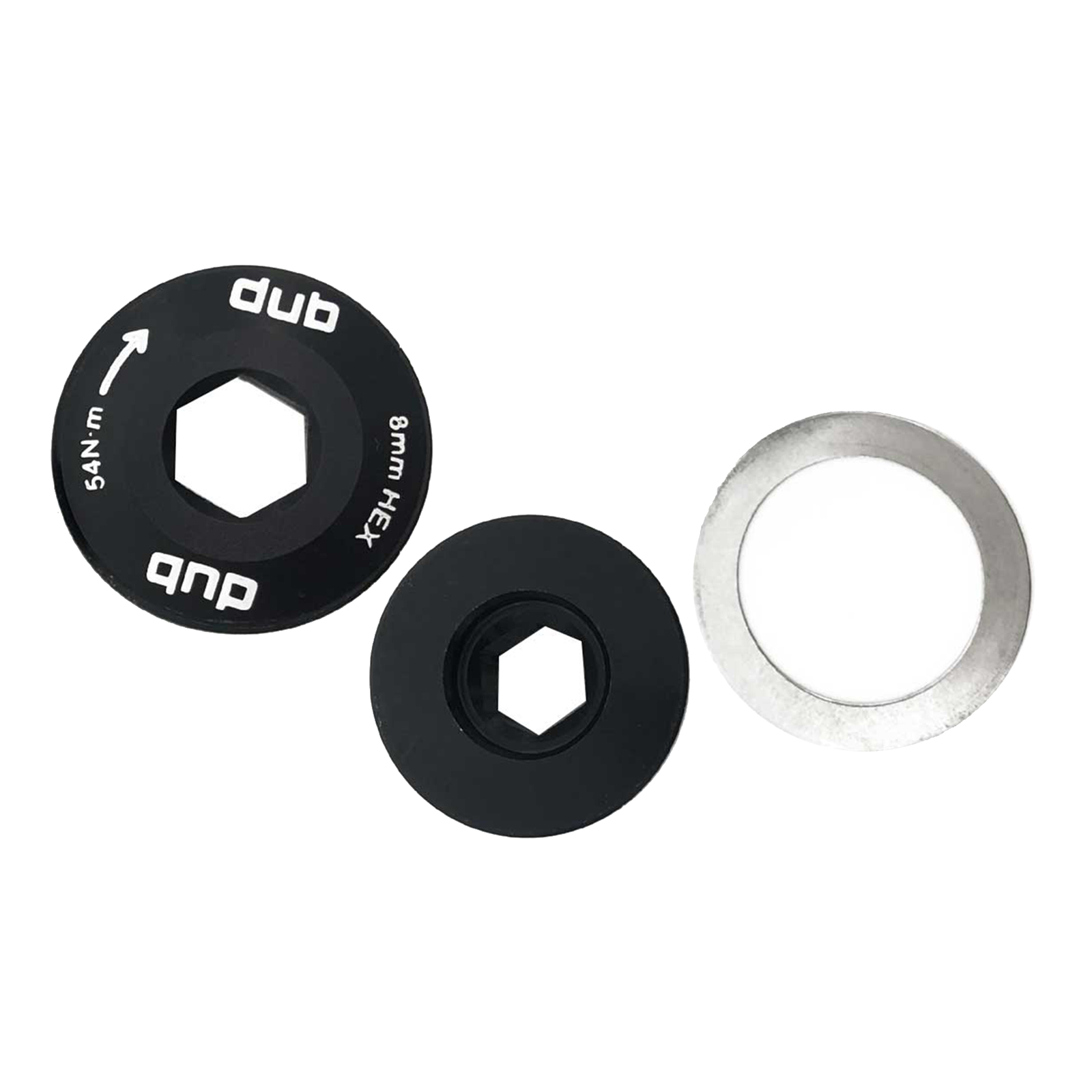 Bike Crank Arm Screws, Aluminum Alloy Threads Crankset Screw Crankarm Bolt Bracket with Dustproof Cover, Gasket Washer