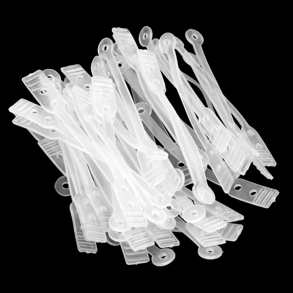 Pack Of 50pcs  Resistance Elastic Curler Bands Hairdressing Accessories