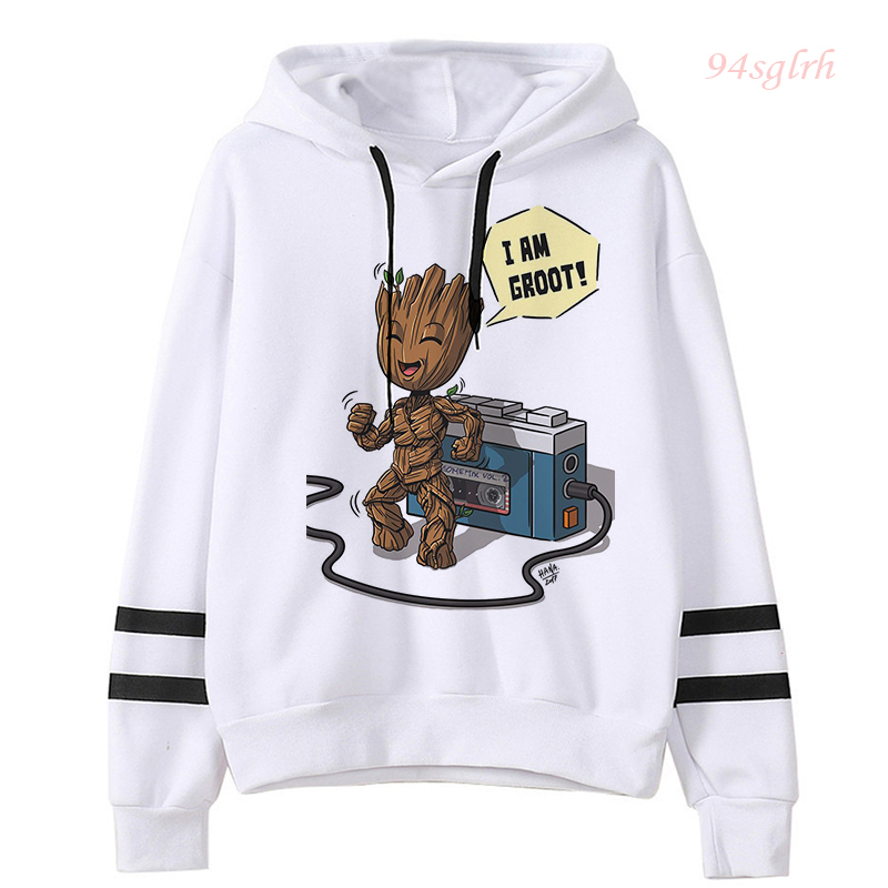 Harajuku Fashion, Streetwear Eu Sou Groot, moletom