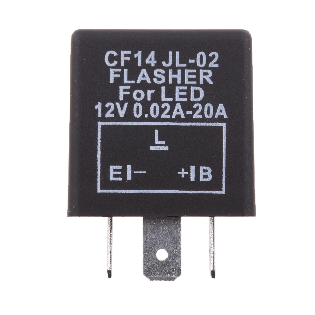 3 Pin CF14 CF-14 JL-02 EP35 LED Flasher Relay Fix Turn Signal Flash Issue