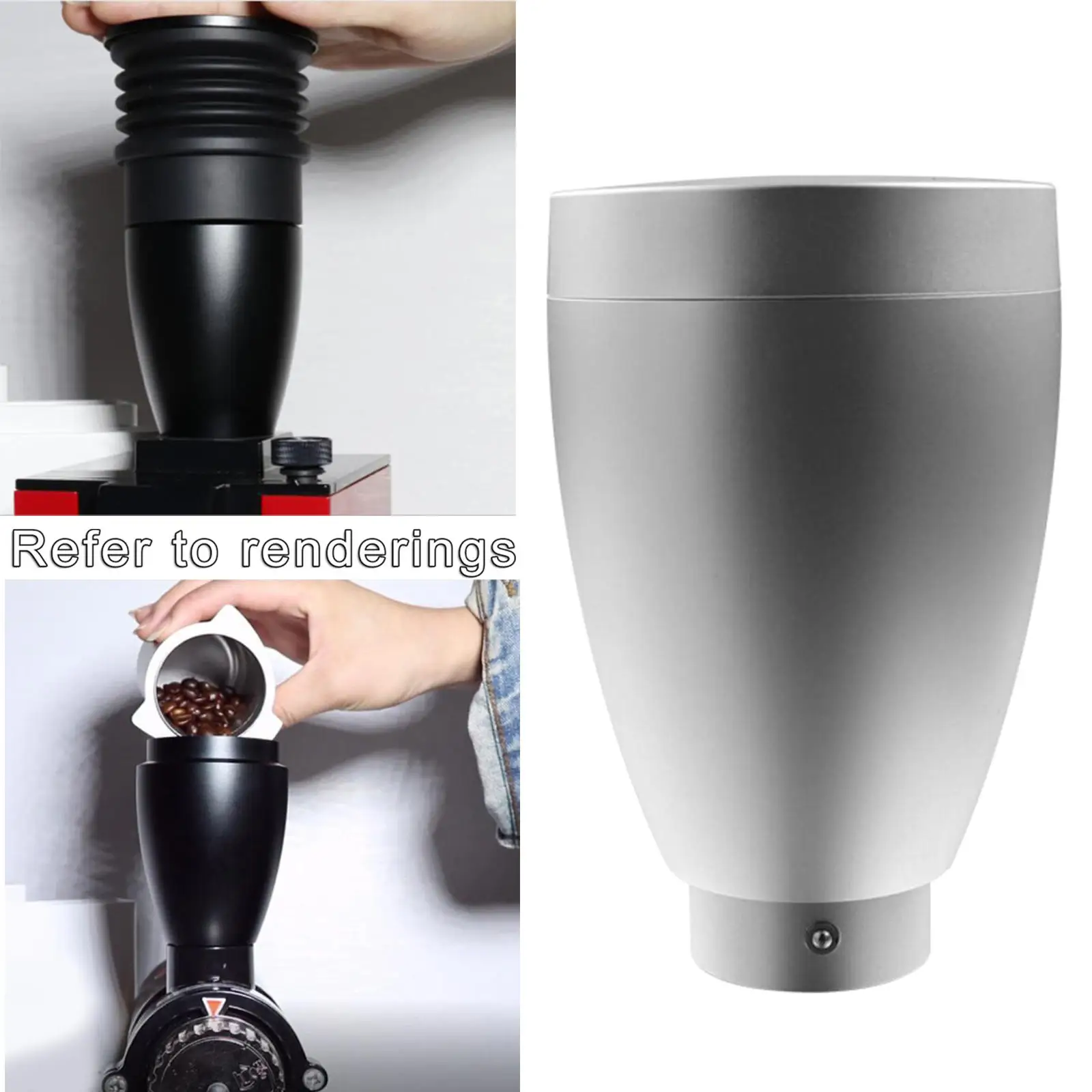 Coffee Grinder hoppers Coffee Grinder Accessories Coffee Grinder Blowing Bean Bin for Home Cafe Supplies