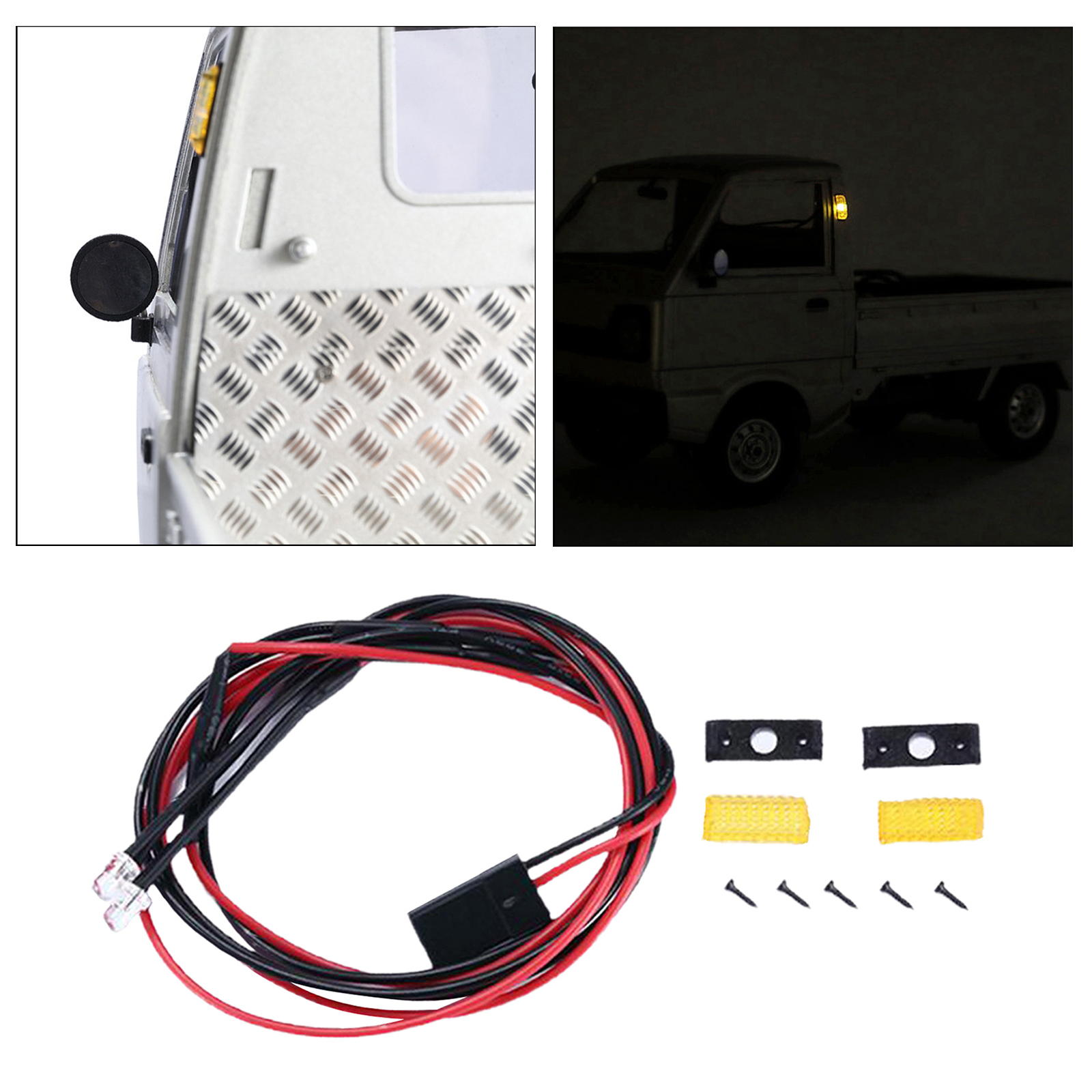 RC Car Simulation Light Lighting System Kit Simulation Turn Light for WPL D12 RC Car Spare Parts