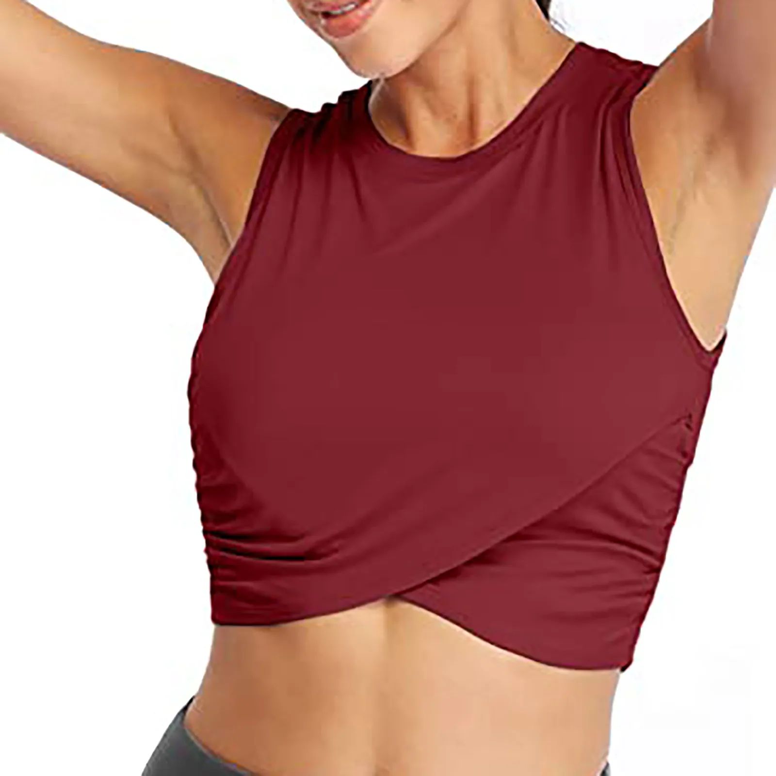 Sports Vest Women's Running Fitness Workout Tops For Women Cropped Tank Tops Dance Tops Sport Yoga Shirts майка для фитнеса