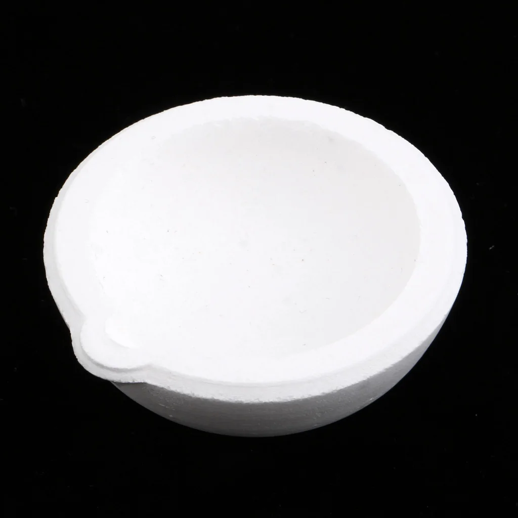 100g Quartz Silica Melting Crucible Dish for Gold Silver Aluminium Metal Jewelry