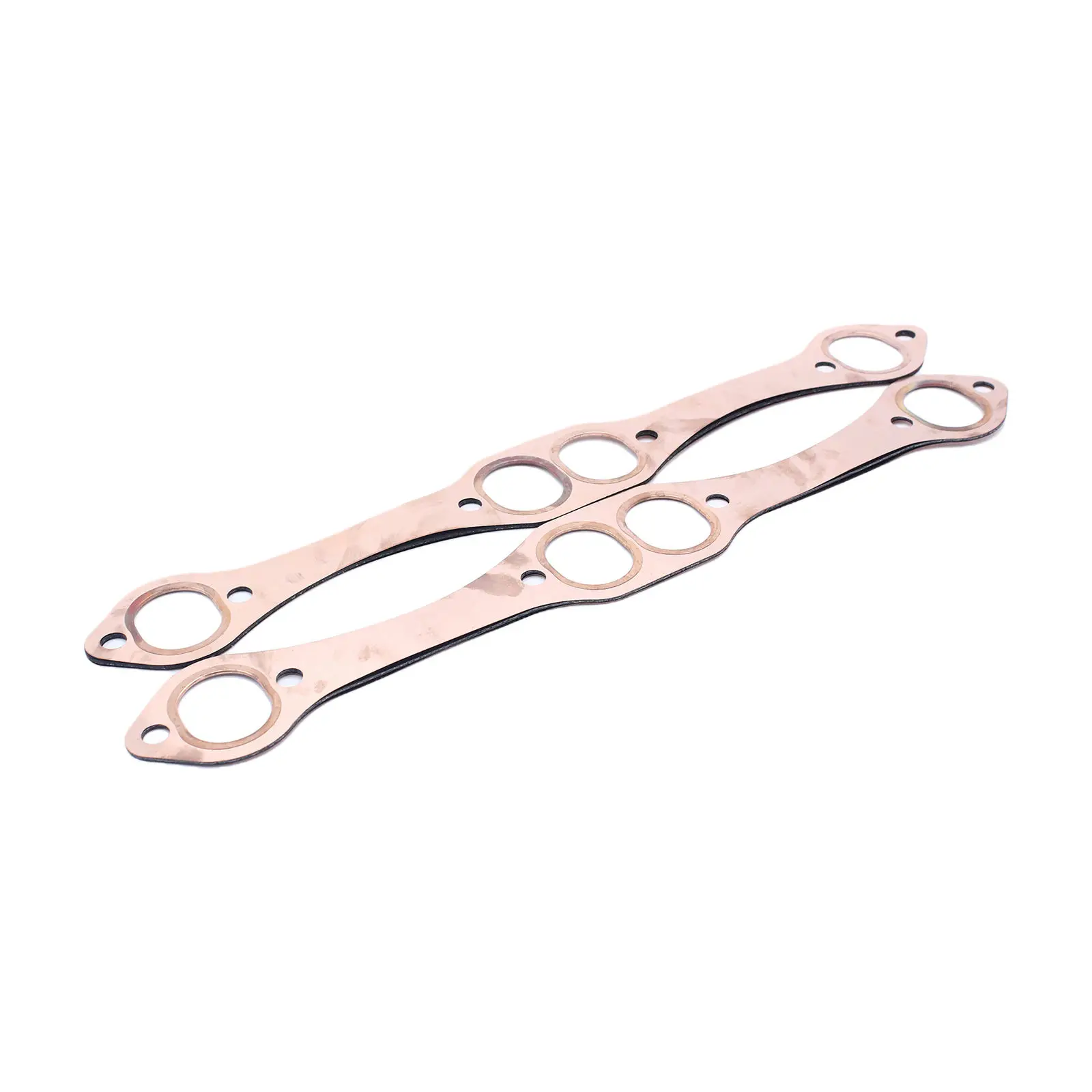 2pcs SBC Copper Header Exhaust Gasket Seal For Chevy SB 327 305 350 383 Exhaust Manifold Gasket Set