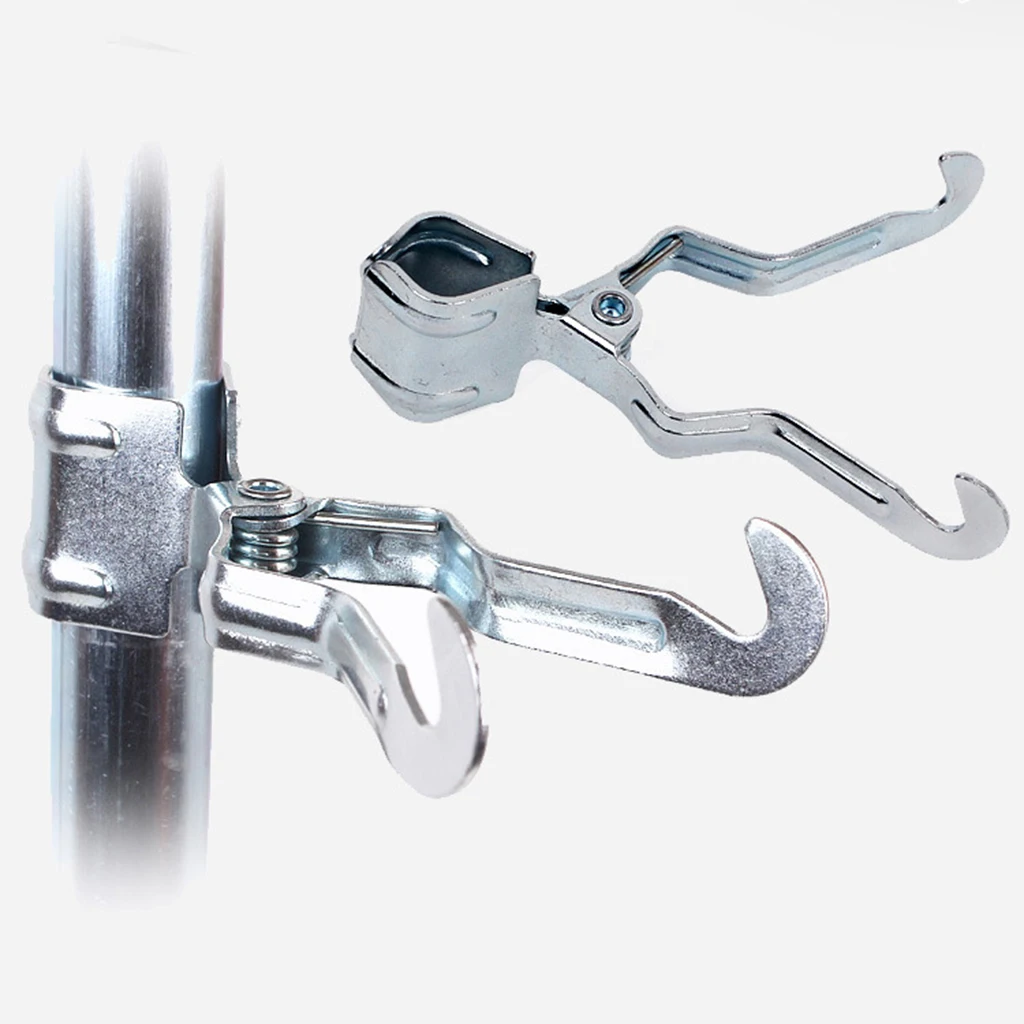 Clamp On Lantern / Toilet Paper Hanger Holder Stand Camping Tent Pole Accessories for Hiking Fishing Hunting Backpacking