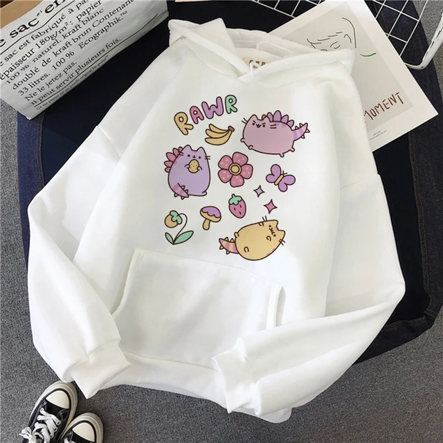 Cute Nutella Cat Cartoon Print Hoodie Kids Clothes Funny Sweatshirt For  Girls/boys Harajuku Kawaii Winter