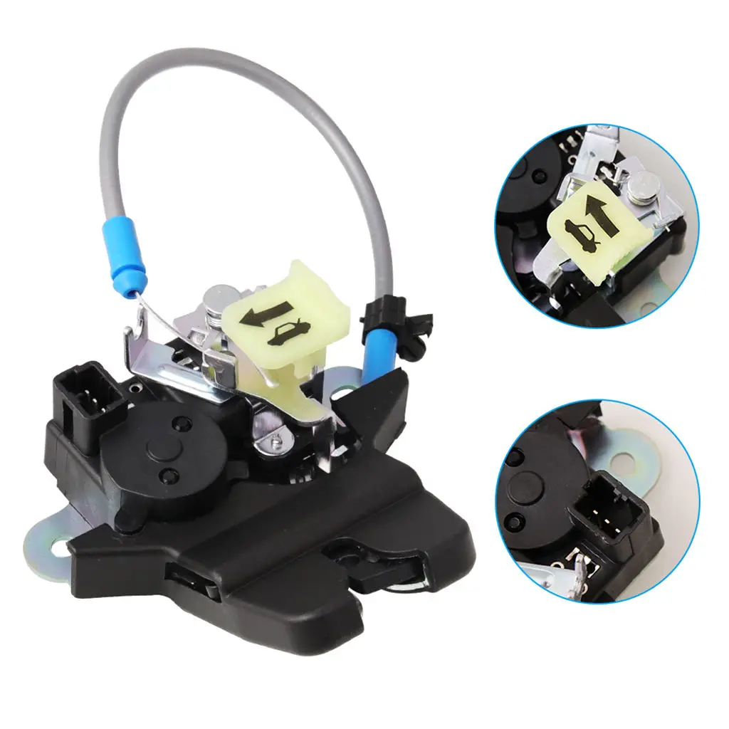 Tail Gate Latch Lock Release Actuator Assembly 81230-C1010 Rear Trunk Lid Latch Lock Fits for Hyundai Sonata 1.6L 2.0L 2.4L Engines 2015 2016 2017 