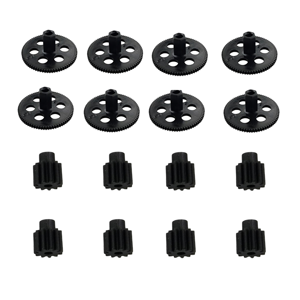 16Pcs Motor Wheel Gear & Motor Pinion for XS809 XS809HC XS809HW RC Drone Quadcopter Helicopter Spare Parts