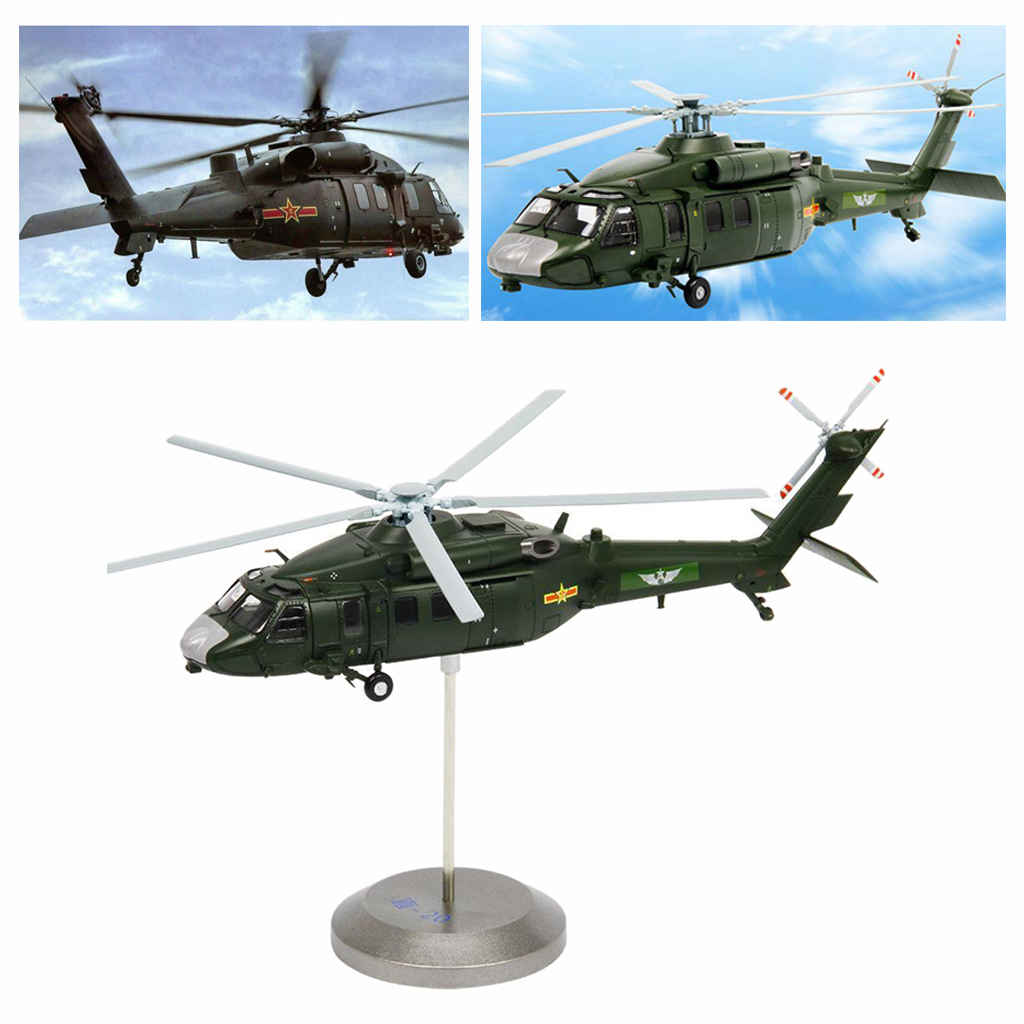 1:72 Scale Diecast China's 20 Armed Helicopter Model Aircraft Home Decor