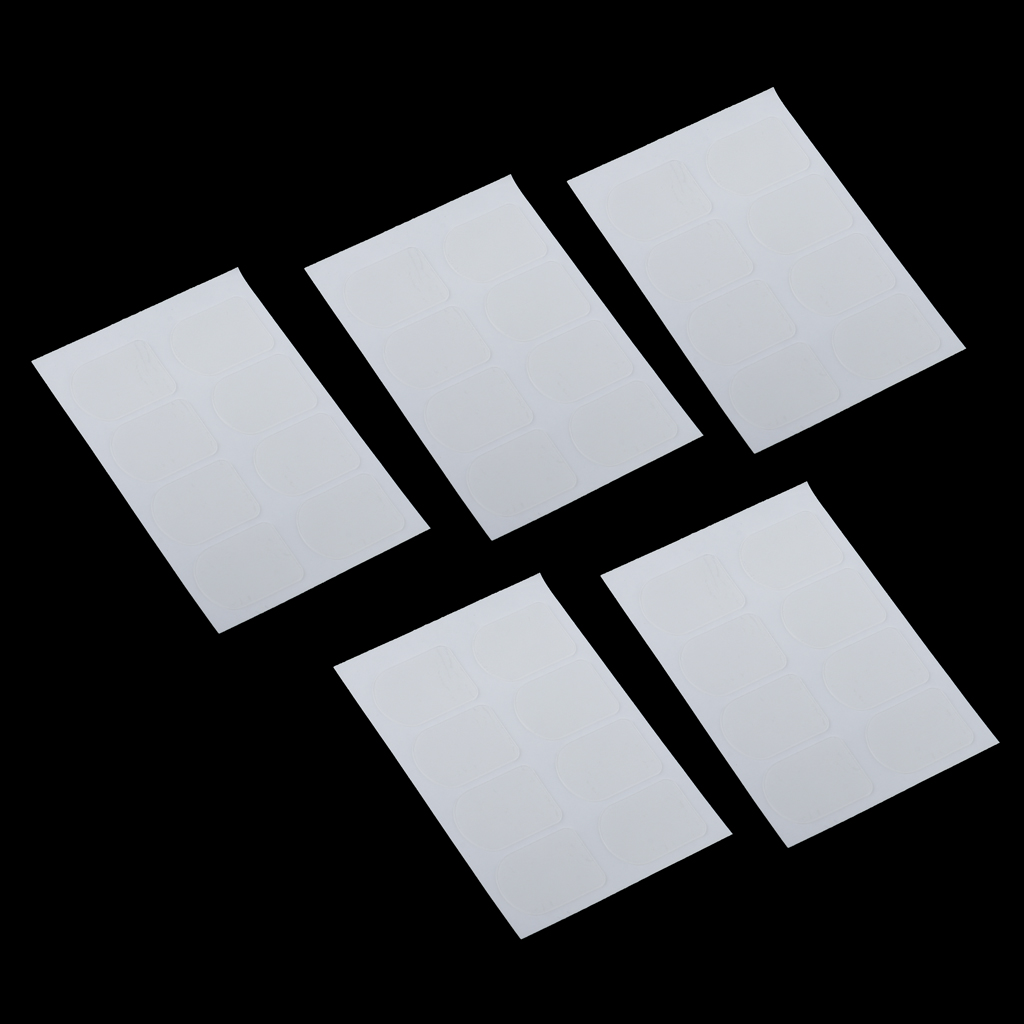 40Pcs Alto/Tenor Sax Transparent Mouthpiece Patch Pad Rubber Tooth Pad Cushions