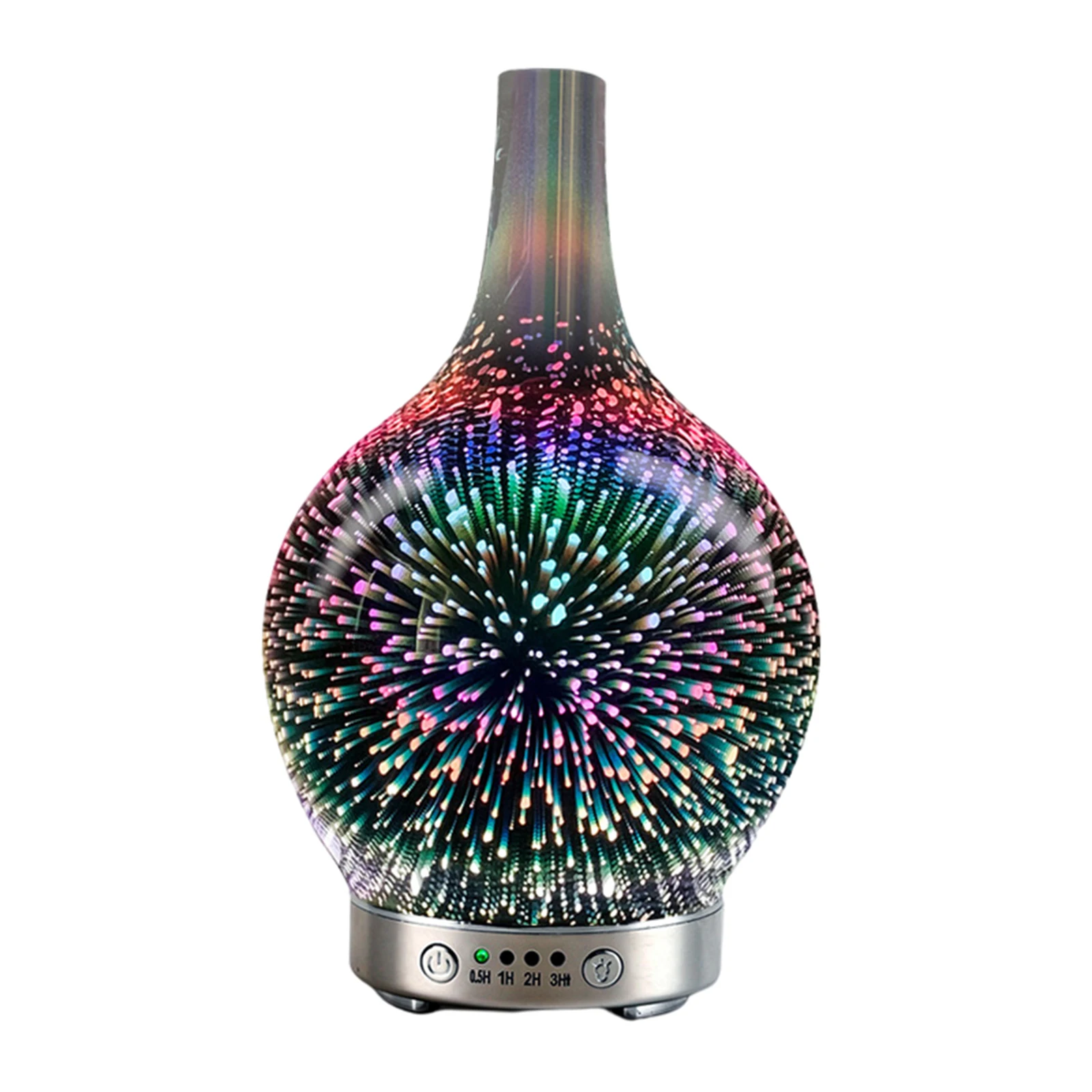 3D Essential Oil Diffuser Quiet Aromatherapy Humidifier Cool Mist with 7 Color Changing Night Light Auto Shut-Off Yoga Leisure