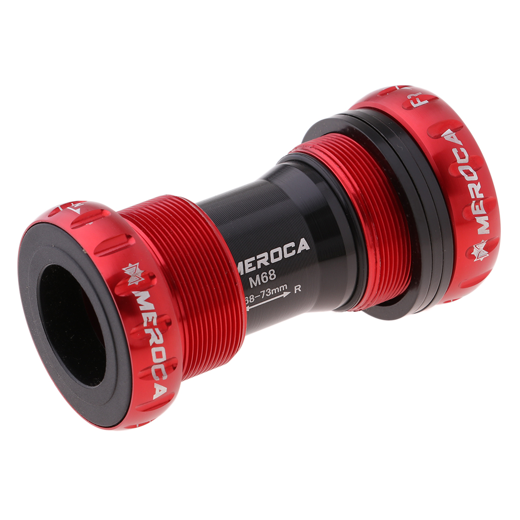 BB68 Bottom Bracket 68/73mm Thread Type Crankset Bearings Bicycle Axis for Road Mountain Bicycle Bike