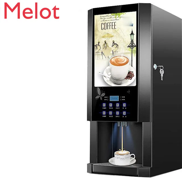 Instant Coffee Machine Commercial Automatic Office Coffee Drinks Machine  Milk Tea One Machine(Hot and Cold Drinks