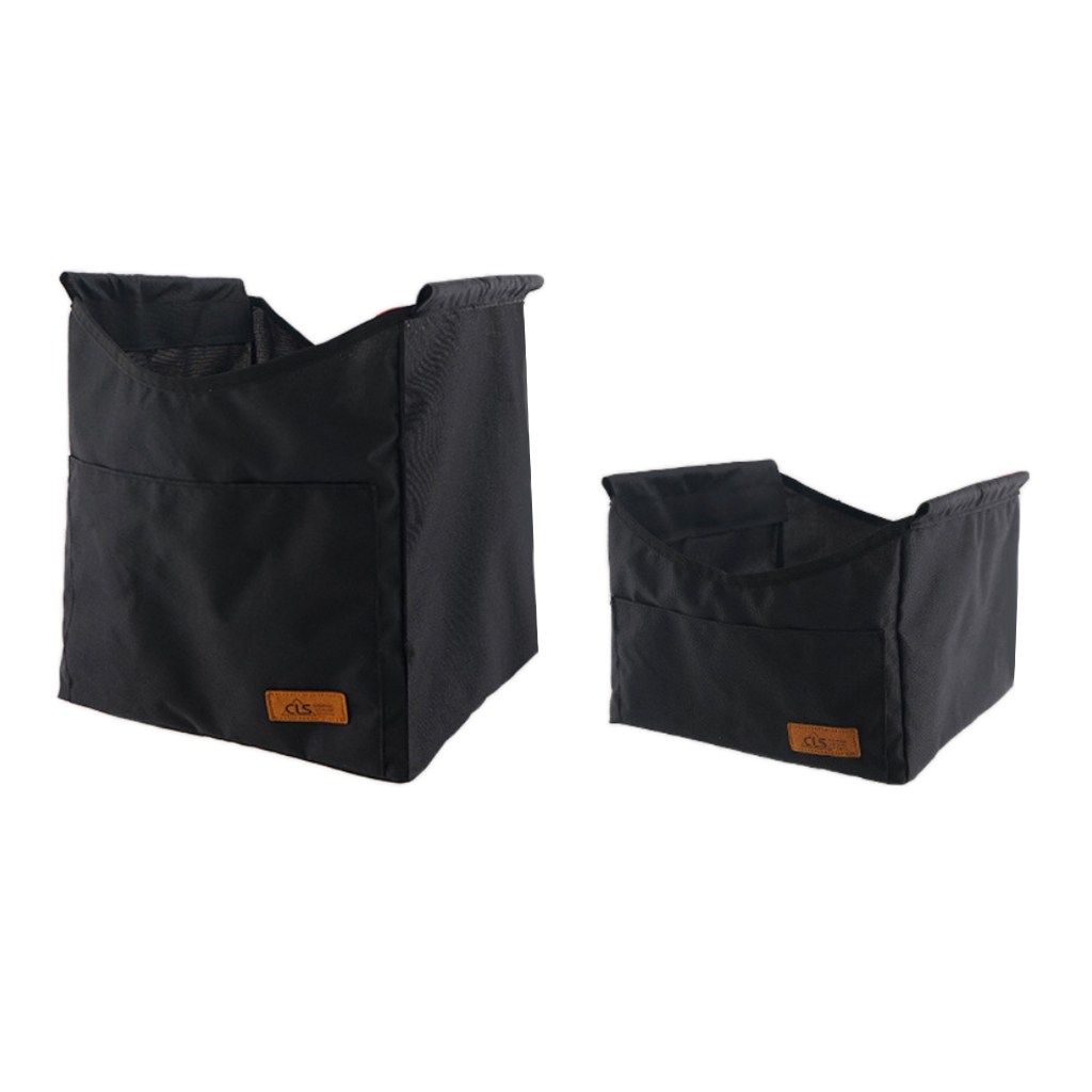 Oxford Folable Table Hanging Basket Outdoor Camping Travel Organizer Bag Black