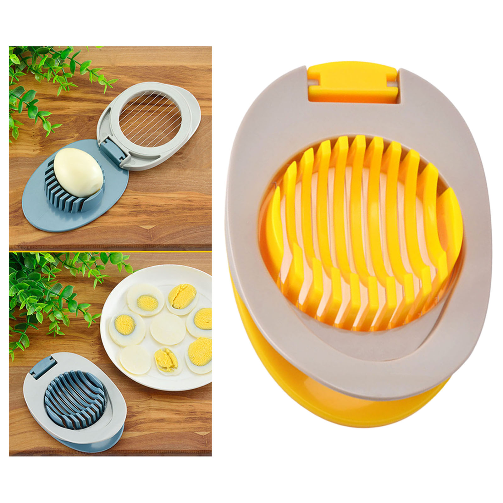 Egg Slicer for Boiled Eggs Strawberry Cutter Stainless Steel Wire Tomato Cutter Cutting Wires Kitchen Helper