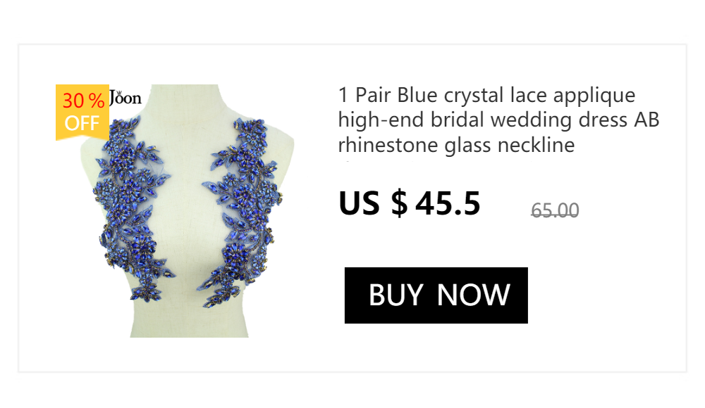 6,5 * 4,7 Zoll fünfblättriger Kristallausschnitt zum Aufnähen, Strassverzierung für Hochzeitskleid, Rock, blinkende Kleidungszubehör YL013 – Detail 7