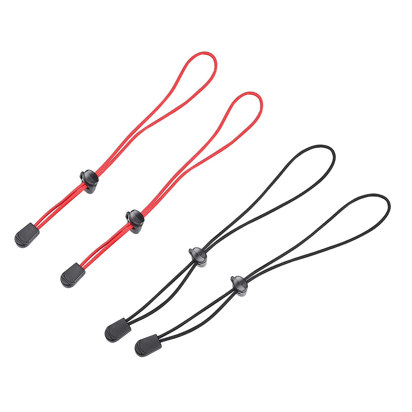 2pcs Adjustable Durable Elastic Cord 26cm Camping Hiking Walking Sticks Trekking Pole Tie Downs Holder 10'' Elastic Rope