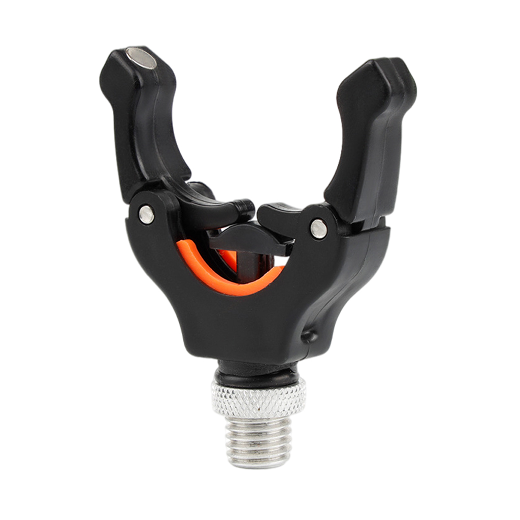 Portable Fishing Rod Pod Rest Head Butt Lock Gripper Fishing Pole Bracket Clips