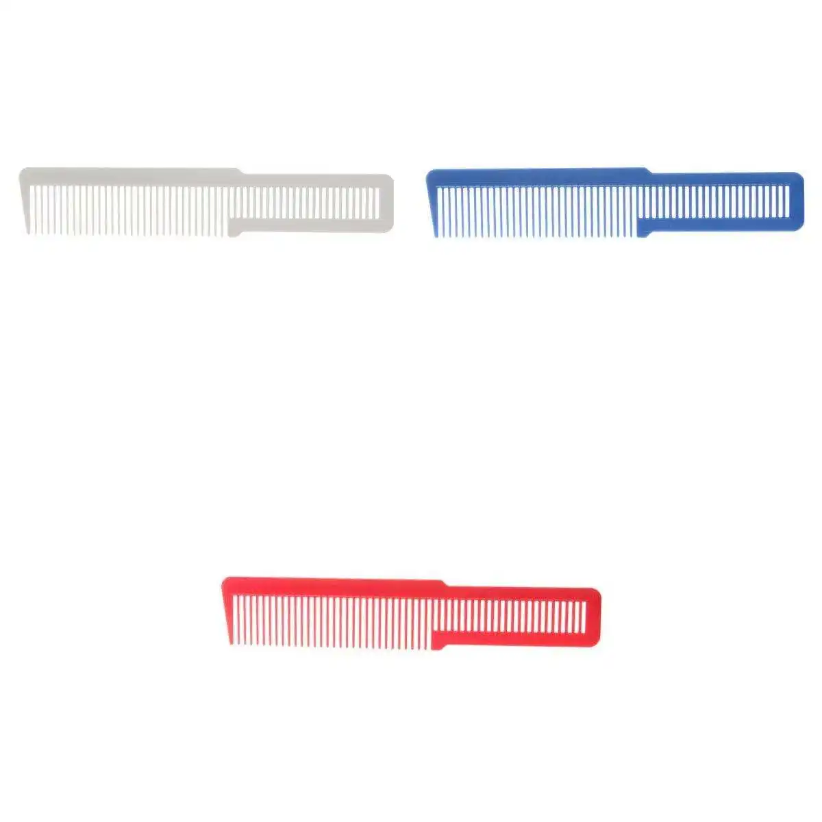3x Pro Flat Top Hair Comb Barber Hair Hairdressing Combs for Home Salon Use