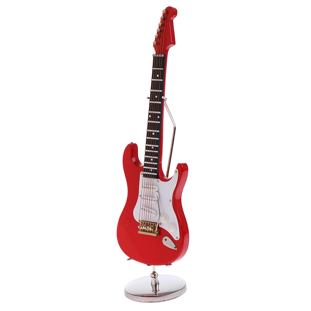 MagiDeal 1/6 Scale Wood Electric Guitar Model for 12 Inch Action Figure Accessory Kids Toys