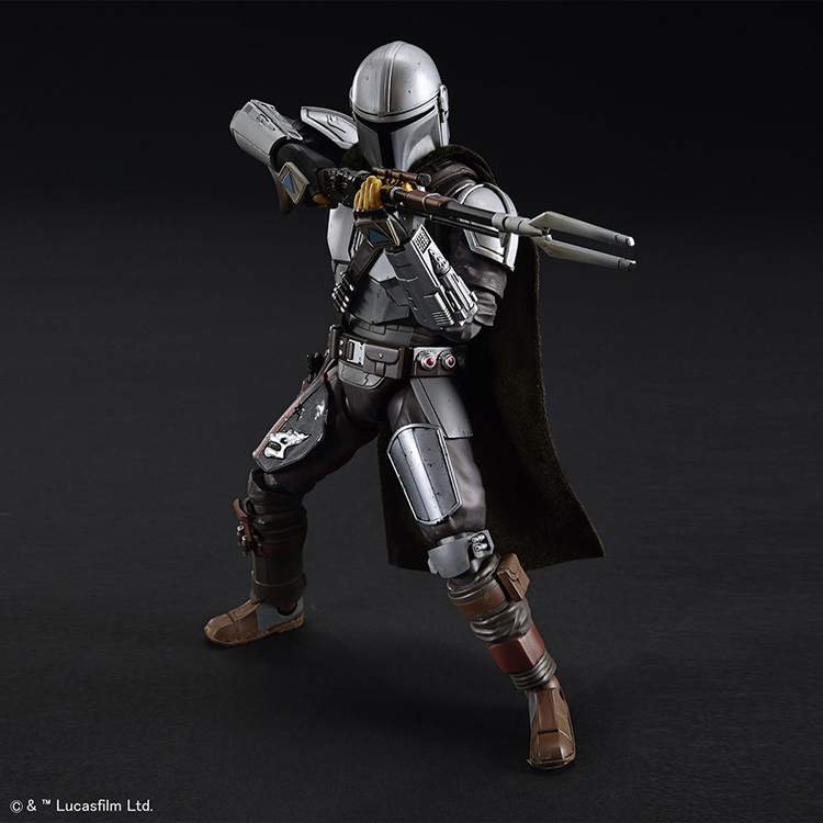 Figuras de Ação Bandai Star Wars 12 Mandalorian Din Djarin Anime Abs Collectible Montagem Modelo Brinquedos Amigo Presente Aniversário 1 - 6 Figuras de ação