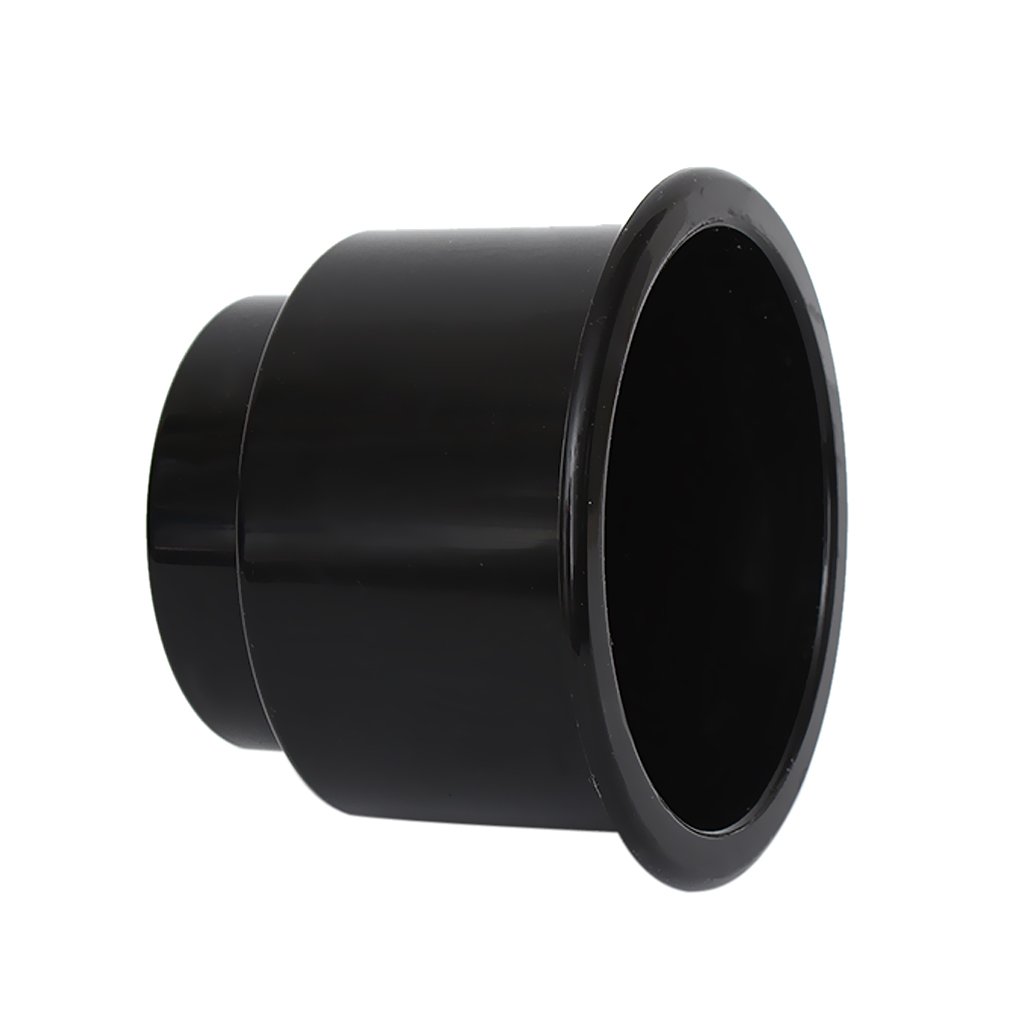 Black Center Hole Recessed Cup Drink  for Marine Boat Car RV