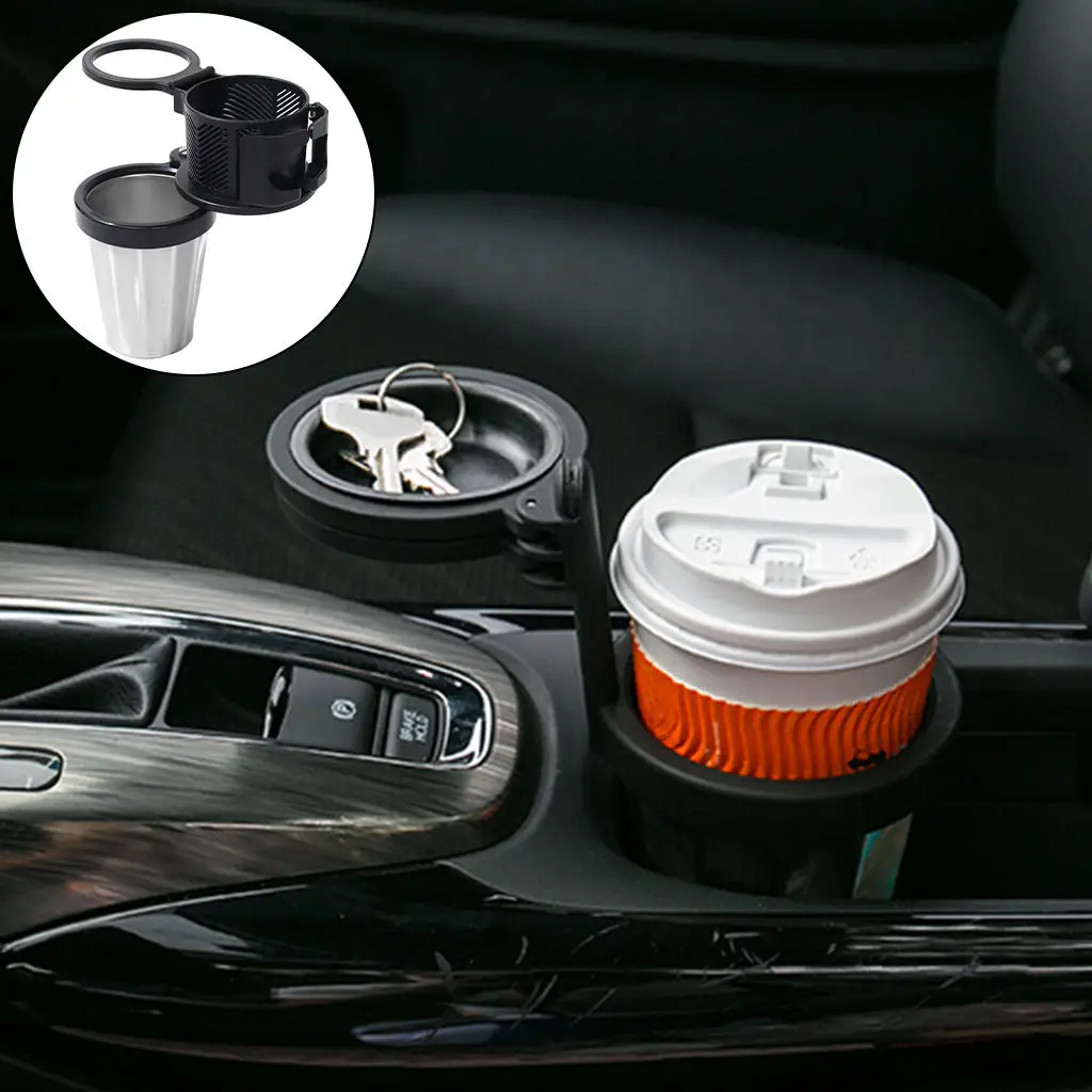 Vehicle-mounted Cup Holder Car Dual Cup Holder Dual Houder Soft Drink Can Headphone Hook Holder Mount Free Standing
